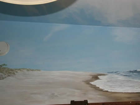 ......off to the beach.